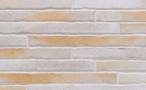 Фасадная клинкерная плитка (ригель) Stroeher Riegel-50 450 gold-weiss, ригель 490x40x14 мм