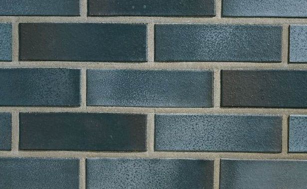 Фасадный кирпич ABC Klinkergruppe Hamburg schwarz-blau-bunt glatt, арт. 0934