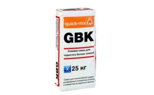 GBK Зимняя Клеевая смесь для пористого, ячеистого бетона, серая 72494