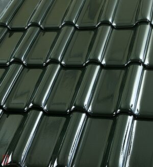 Керамическая черепица Roben FLANDERNplus Basalt (Базальт), 456х299 мм