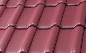 Керамическая черепица Roben FLANDERNplus merlot, 456х299 мм
