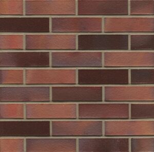 Клинкерный кирпич MUHR N 04 Rotbraun-bunt edelglanz glatt