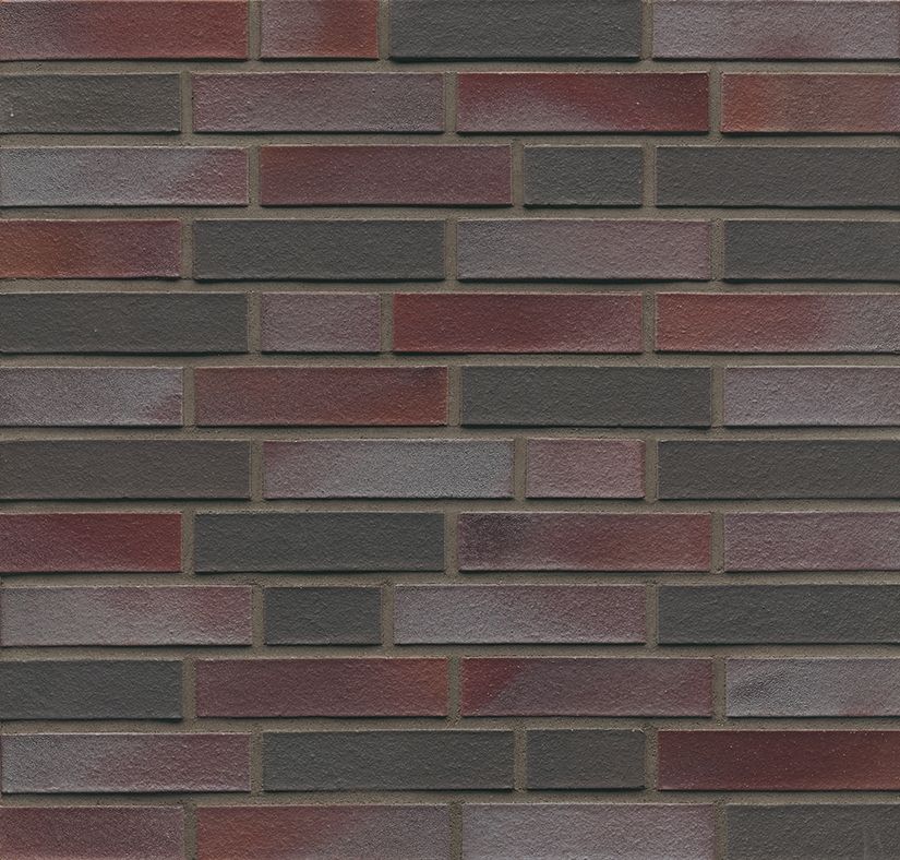 Клинкерный кирпич MUHR N 25 Violettschwarz glatt