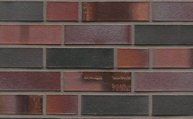 Клинкерный кирпич MUHR N 29 Schwarzblau-bunt spezial
