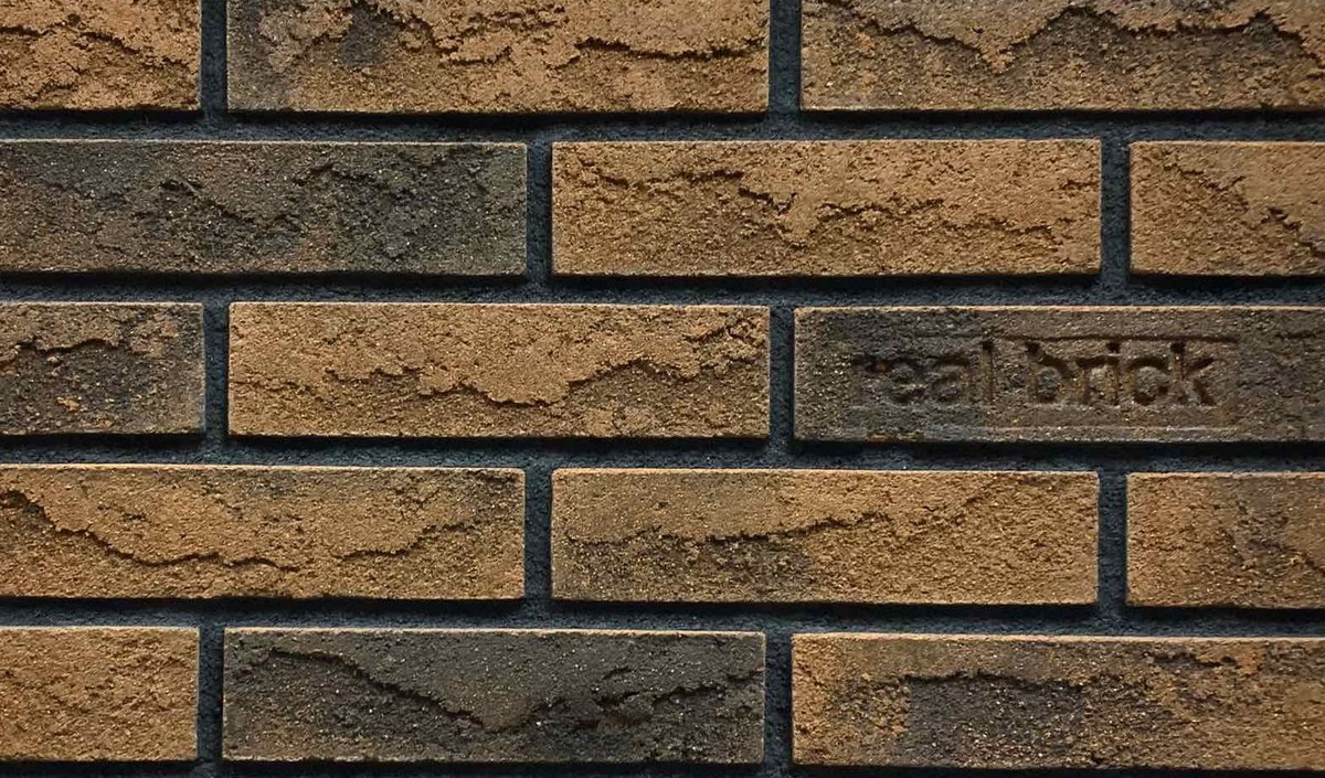Минеральная плитка REAL BRICK коллекция 3 коричневый