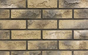 Минеральная плитка REAL BRICK коллекция 4 бежевый с патиной