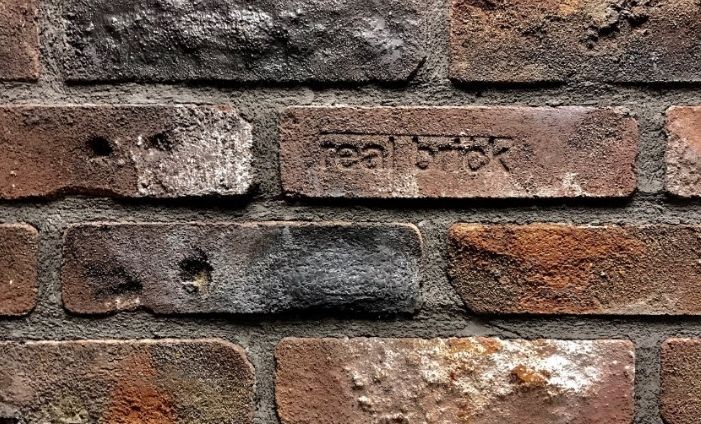 Минеральная плитка REAL BRICK коллекция 6 античная глина бордовый