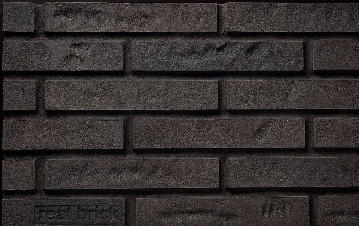 Минеральная плитка REAL BRICK коллекция 8 Long горький шоколад