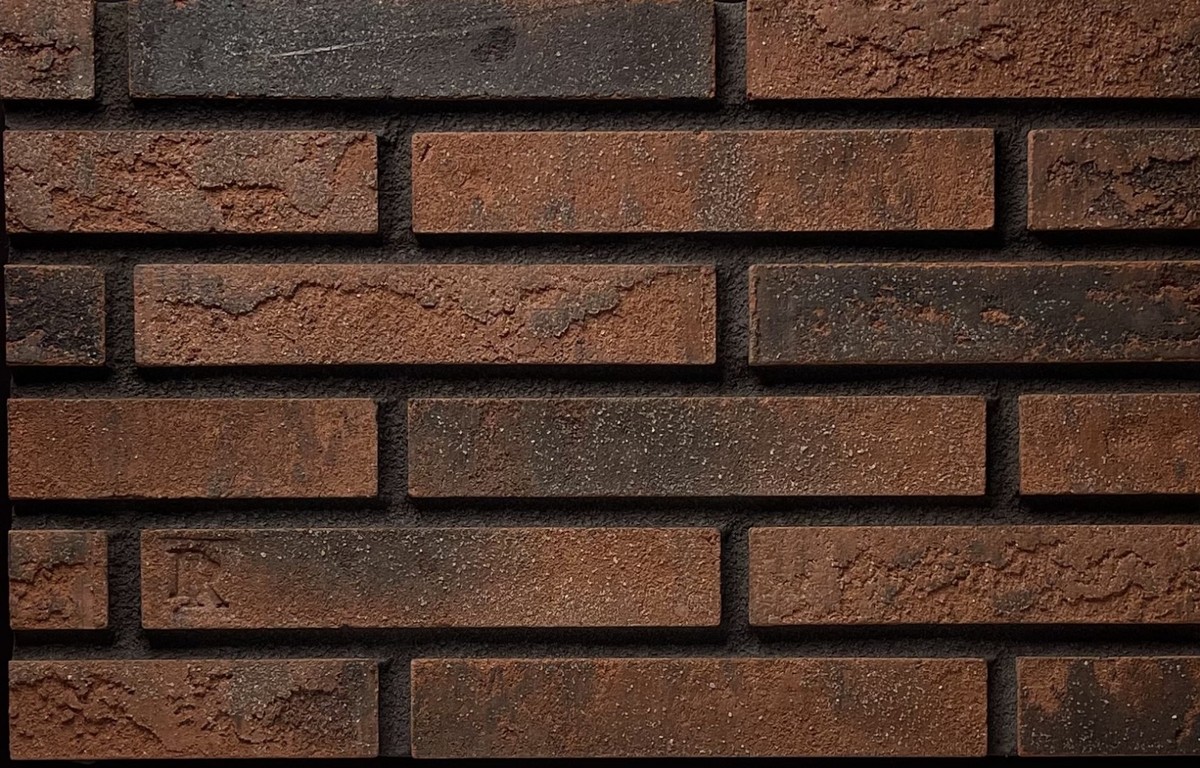 Минеральная плитка REAL BRICK коллекция 8 Long коричневый