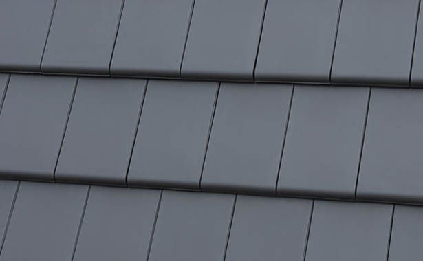 Плоская черепица Roben BERGAMO anthrazit, 436х285 мм