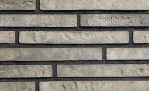 Ригельная плитка REAL BRICK коллекция 10 Plain античное серебро