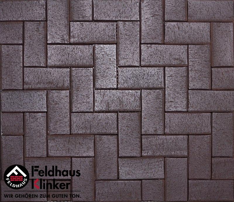 Тротуарная плитка, клинкерная брусчатка Feldhaus Klinker P609KF 200x100x45 — изображение 5
