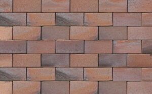 Тротуарная плитка | Тротуарный кирпич ABC-Klinkergruppe Carbo (rot-bunt-Kohlebrand), 200х100х52 мм