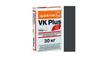 V.O.R. VK Plus Кладочный раствор для лицевого кирпича H графитово-чёрный 72108