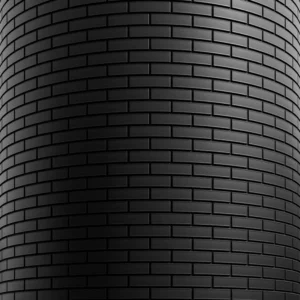 Керамический кирпич Красная Гвардия Black Matte